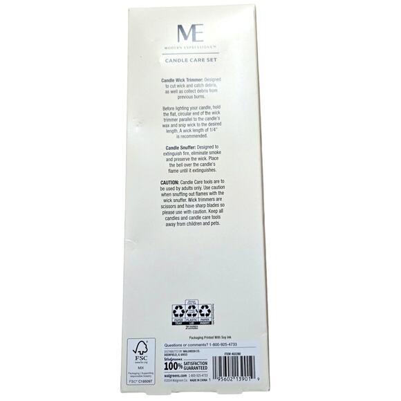 ME Candle Care Set Gold  Candle Wick Trimmer and Candle Snuffer - Picture 3 of 4